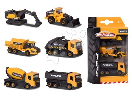 Utilaje construcție de jucărie - Mașinuțe de construcție Volvo Construction Edition Majorette