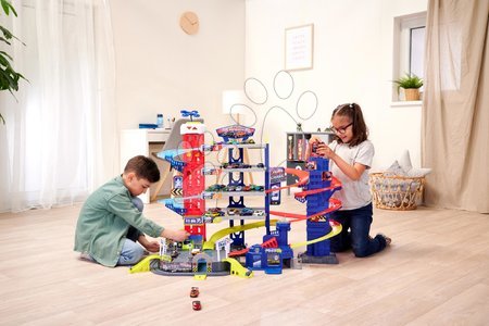 Garáže  - Garáž 6patrová s motorizovaným výtahem Super Chase Center Majorette - 24