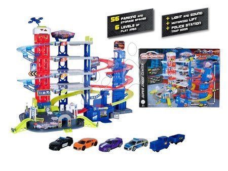 Garáže  - Garáž 6patrová s motorizovaným výtahem Super Chase Center Majorette - 36