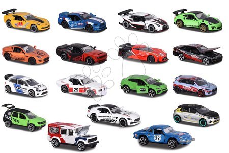Autíčka - Autíčko závodní Racing Cars Majorette se sběratelskou kartičkou 7,5 cm délka 18 různých druhů