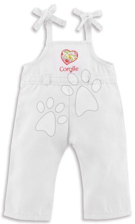 Játékbabák gyerekeknek - Kantáros nadrág Overalls White Ma Corolle