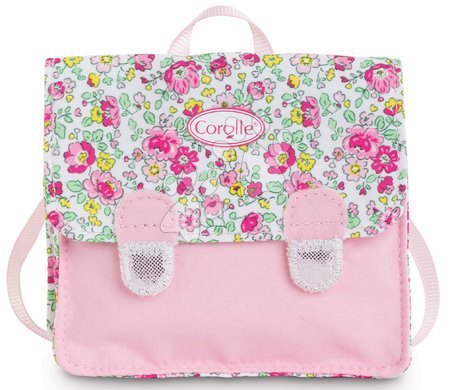 Oblečení pro panenky - Školní aktovka School Bag Floral Ma Corolle