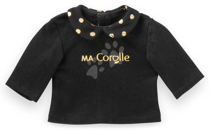 Játékbaba ruhák | Oldal 7 - Póló játékbabára Black & Gold T-shirt Ma Corolle