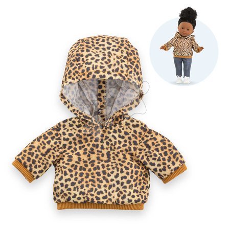 Játékbaba ruhák | Oldal 7 - Kapucnis pulcsi játékbabára Leopard Sweater Ma Corolle_1