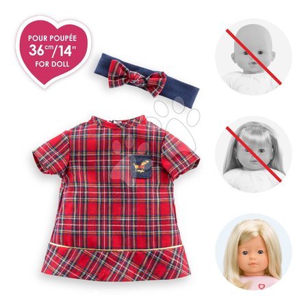 Puppenbekleidung - Kleid für die Puppe Dress & Headband Corolle Holidays Corolle - 4