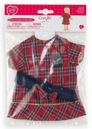 Puppenbekleidung - Kleid für die Puppe Dress & Headband Corolle Holidays Corolle - 12