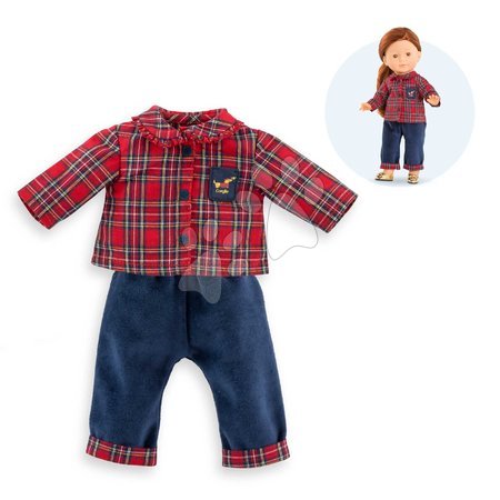 Játékbaba ruhák | Oldal 3 - Nadrág és ing játékbabára Homewear Style Ma Corolle_1