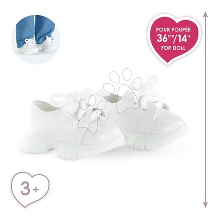 Oblečení pro panenky - Tenisky pro panenku White Sneakers Ma Corolle - 5