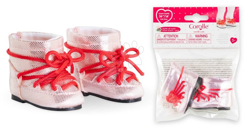 Oblečení pro panenky - Holínky pro panenku Pink Snow Boots Ma Corolle - 7