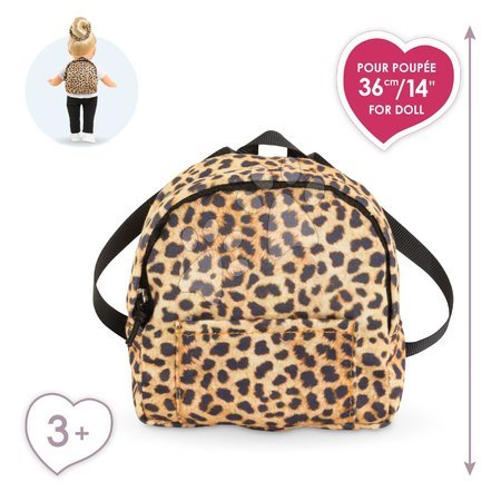Oblečení pro panenky - Batoh pro panenku Backpack Leopard Ma Corolle - 5