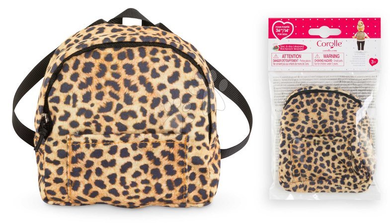Oblečení pro panenky - Batoh pro panenku Backpack Leopard Ma Corolle - 8