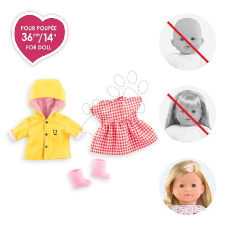 Oblečení pro panenky - Outfit pro panenku do deště Happy Raining Day Set Ma Corolle - 6