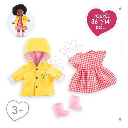 Oblečení pro panenky - Outfit pro panenku do deště Happy Raining Day Set Ma Corolle - 7