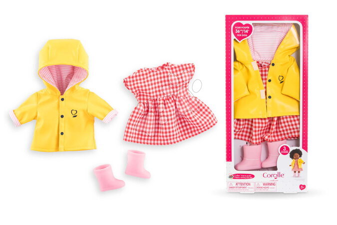 Oblečení pro panenky - Outfit pro panenku do deště Happy Raining Day Set Ma Corolle - 8