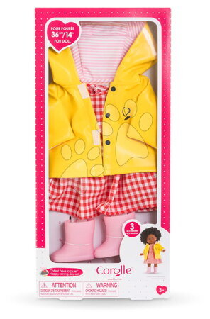 Oblečení pro panenky - Outfit pro panenku do deště Happy Raining Day Set Ma Corolle - 9