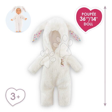 Oblečení pro panenky - Overal na doma Bunny Plush Onesie Ma Corolle - 4