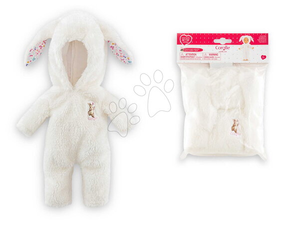 Oblečení pro panenky - Overal na doma Bunny Plush Onesie Ma Corolle - 5