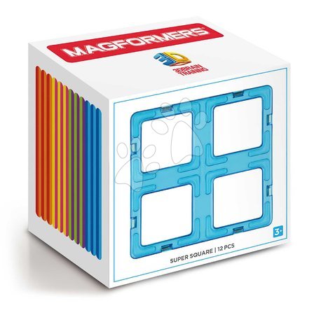 Bausätze Magformers  - Erweiterung für das magnetische Baustein-Set Super Štvorec Square Set Magformers