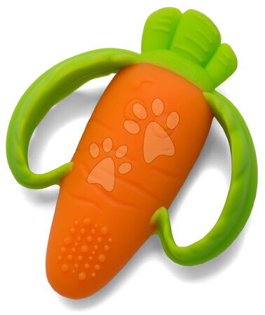 Hračky pro nejmenší | Strana 16 - Silikonové kousátko Mrkev Textured Carrot Teether Infantino_1