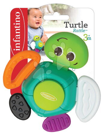 Chrastítka a kousátka - Chrastítko Želva Turtle Rattle Infantino - 2