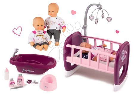 Lutke s dodacima setovi - Set lutka Baby Nurse Zlatna edicija Smoby