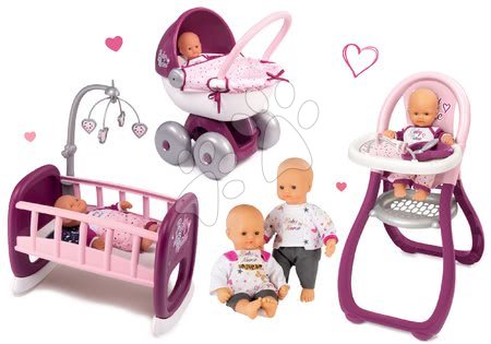 Lutke s dodacima setovi - Set lutka Baby Nurse Zlatna edicija Smoby