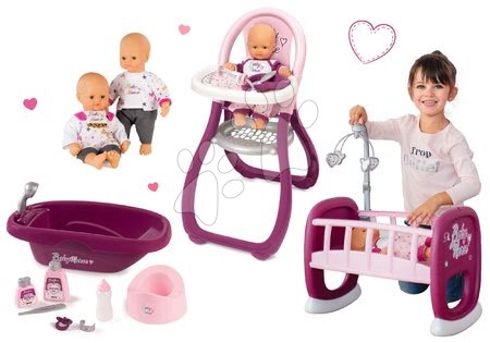 Lutke s dodacima setovi - Set lutka Baby Nurse Zlatna edicija Smoby
