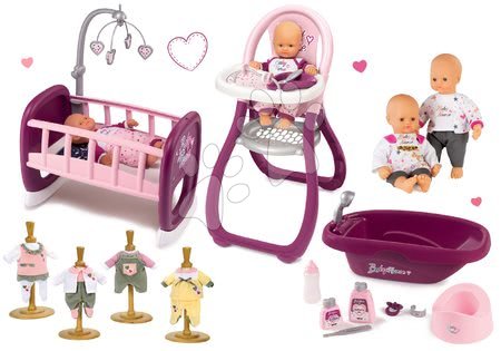 Lutke s dodacima setovi - Set lutka Baby Nurse Zlatna edicija Smoby