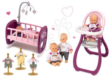 Lutke s dodacima setovi - Set lutka Baby Nurse Zlatna edicija Smoby