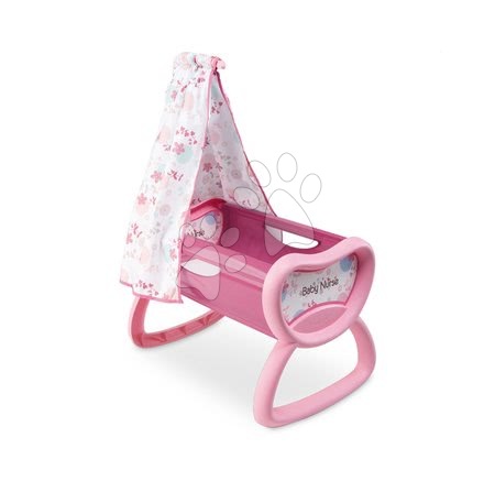 Postýlky a kolébky pro panenky - Kolébka s baldachýnem Baby Nurse Smoby - 1