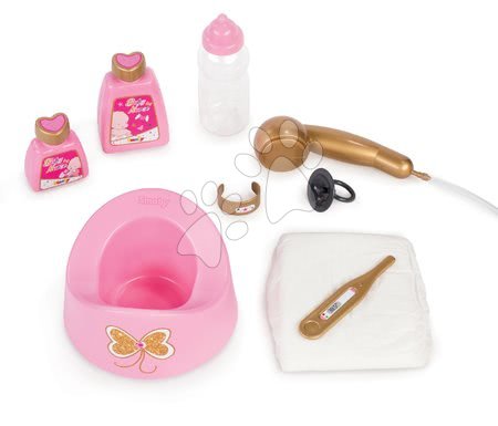 Játékbaba kiegészítők - Fürdőkád játékbabának 42 cm Baby Nurse Arany sorozat Smoby - 1