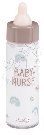 Játékbabák gyerekeknek - Cumisüveg Natur D'Amour Magic Bottle Baby Nurse Smoby