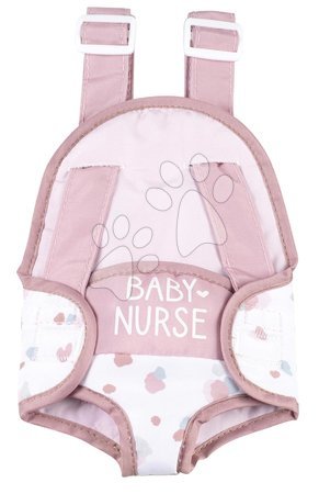 Játékbaba kiegészítők - Babahordozó 42 cm játékbabának Baby Carrier Natur D'Amour Baby Nurse Smoby