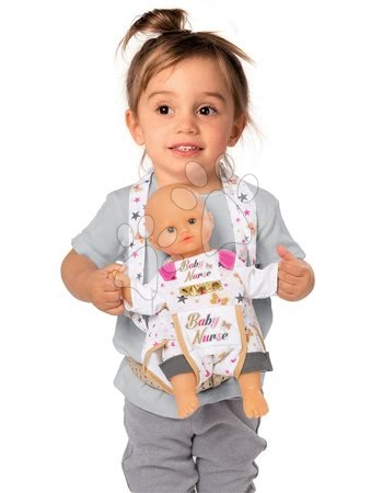 Dodaci za lutke - Klokanka pre 32-42 cm bábiku Baby Nurse Smoby - Zlatá edícia od 3 rokov 220309 - 1