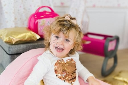 Postýlky a kolébky pro panenky - Patrová postel Baby Nurse Zlatá edice Smoby - 5