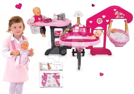 Kompleti za oskrbo punčk in dojenčkov - Komplet za oskrbo dojenčka Baby Nurse Smoby - 14
