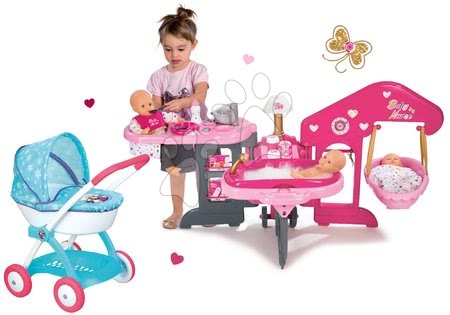 Babacenter - Szett babacenter játékbabának Baby Nurse Smoby - 14