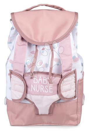 Accesorii pentru păpuși - Marsupiu cu rucsac Backpack Natur D'Amour Baby Nurse Smoby