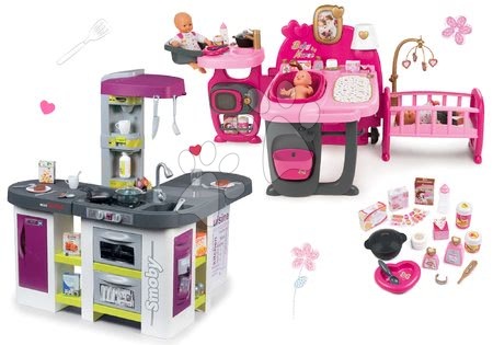 Pečovatelské centrum pro panenky - Set domeček pro panenku Violette Baby Nurse Large Doll's Play Center Smoby - 26