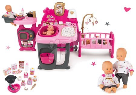 Puppenhäuser Sets - Puppenspielzentrum Violette Baby Nurse Large Doll's Play Center  Smoby - 20