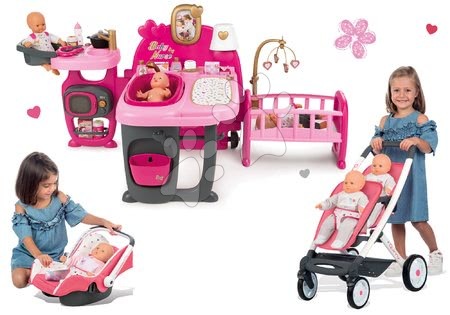 Centru de îngrijire pentru păpuși - Set centru bebe Baby Nurse Doll's Play Center Smoby - 28