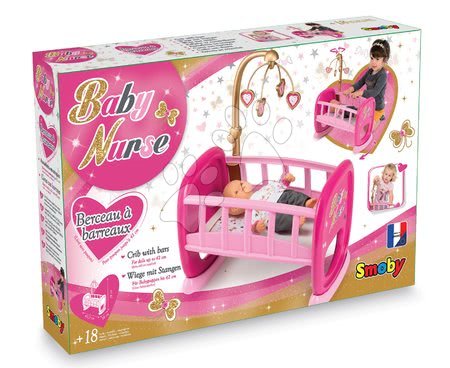 Krevetići i kolijevke za lutke - Kolijevka za lutku Baby Nurse Smoby - 3