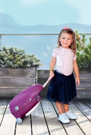 Puppenhäuser - Wickeltasche mit Puppenbett und Hochstuhl Violette Baby Nurse Smoby_1