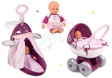 Pečovatelské centrum pro panenky - Set přebalovací vozík Baby Nurse Zlatá edice Smoby