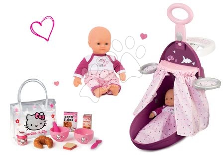 Pečovatelské centrum pro panenky - Set přebalovací vozík Baby Nurse Zlatá edice Smoby