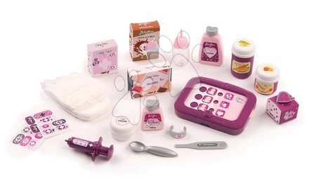 Păpuși - Centru bebe electronic Violette Baby Nurse Smoby_1