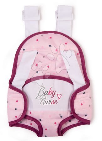 Centru de îngrijire pentru păpuși - Set pătuț pentru pat cu suport pentru înfâșat Violette Baby Nurse 2în1 Smoby - 18