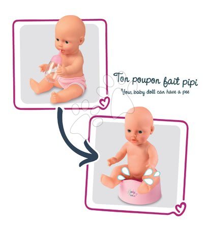 Centru de îngrijire pentru păpuși - Set pătuț pentru pat cu suport pentru înfâșat Violette Baby Nurse 2în1 Smoby - 14