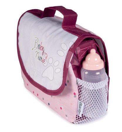 Akcesoria dla lalek - Torba do przebierania z pieluchami Violette Baby Nurse Smoby