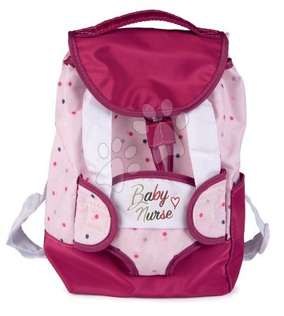 Accesorii pentru păpuși - Ghiozdan cu marsupiu pentru păpușă de 42 cm Violette Baby Nurse Smoby